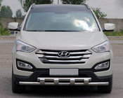Hyundai Santa Fe 3 2012-2018 Front Bar ST015 (Stainless Steel) photo 1