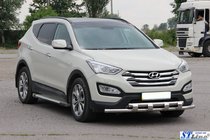 Hyundai Santa Fe 3 2012-2018 Front Bar ST015 (Stainless Steel) photo 3