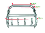 Nissan X-trail T30 2002-2007 Bull Bar QT006 (Stainless Steel) photo 3