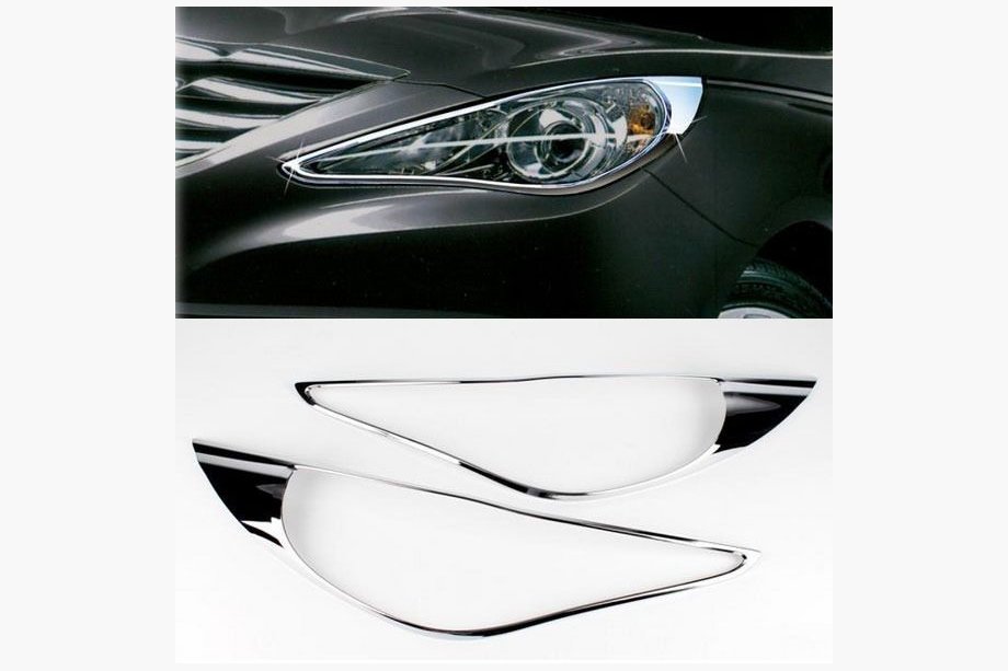 Hyundai Sonata YF 2010-2014 Headlight Covers (2 pcs, Plastic) Image