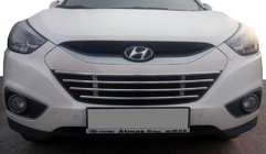 Hyundai IX-35 2010-2015 Bumper Grille (Stainless Steel) photo 1