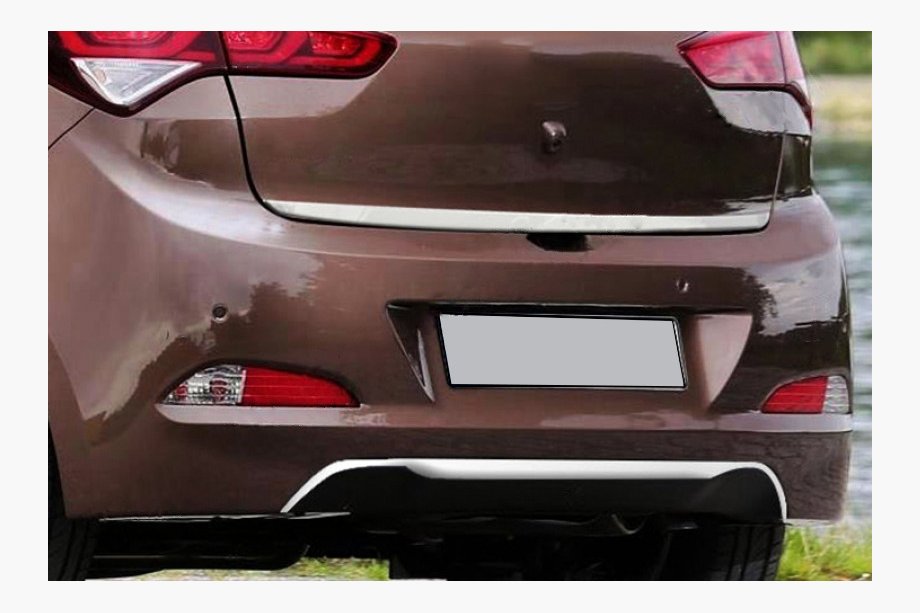 Hyundai I-20 2014-2020 Rear bumper protector 2014-2018 stainless steel Image