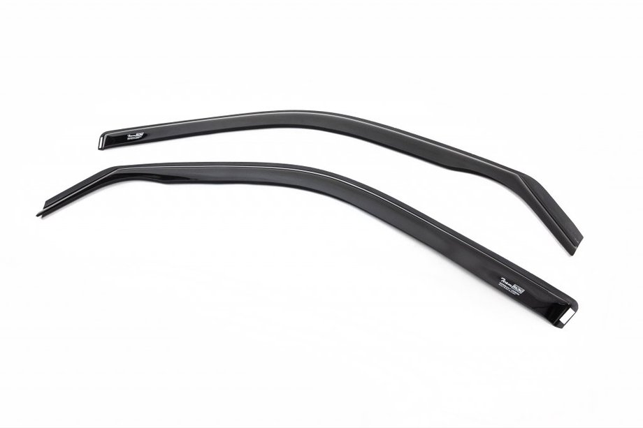 Volkswagen T5 Multivan 2003–2010 In-channel window deflectors (2 pcs, TeamRacing) Image