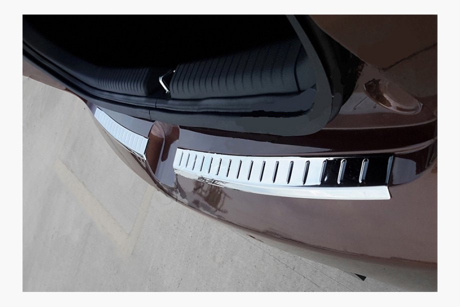 Hyundai I-20 2014-2020 Rear bumper protector OmsaLine 2014-2018 (2 pcs, stainless steel) Image