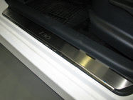 Hyundai I-30 2007-2011 Door Sill Covers Nataniko (4 pcs, Stainless Steel) Premium - 3M Tape, 0.8 mm photo 1