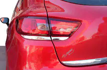 Renault Clio IV 2012-2019 Chrome Tail Light Covers (2 pcs, Stainless Steel) photo 1