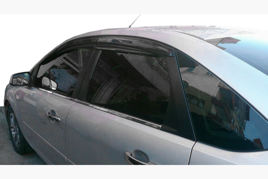 Ford Focus II 2008-2011 Window Deflectors SD/HB (4 pcs, Perflex Sport) Image