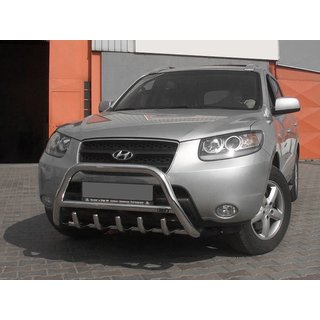 Bull Bar WT003 (Stainless Steel) Hyundai Santa Fe 2 2006-2012 photo 3