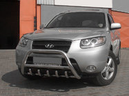 Hyundai Santa Fe 2 2006-2012 Bull Bar WT003 (Stainless Steel) photo 3