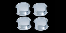 Hyundai Santa Fe 2 2006-2012 Door handle bowls covers (4 pcs, plastic) photo 1