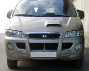 Hyundai H200, H1, Starex 1998-2007 Central Front Lip (primed for painting) photo 1