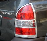 Hyundai Tucson JM 2004- Chrome Tail Light Covers (2 pcs, Plastic) photo 1