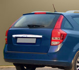 Kia Ceed 2007-2012 Trim strip above license plate (SW, stainless steel) photo 1