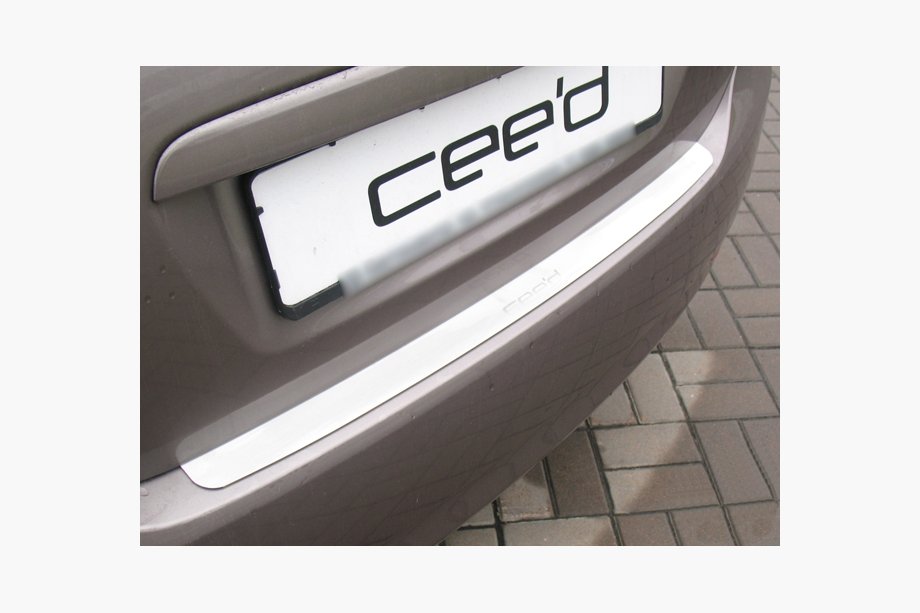 Kia Ceed 2007-2012 Rear Bumper Protector Nataniko (HB, Stainless Steel) Image