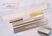 Kia Picanto 2016- Door Sill Protectors Natanko Standard (4 pcs, Stainless Steel) photo 1