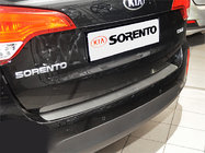 Kia Sorento II XM 2009-2014 Rear bumper protector Nataniko (stainless steel) 2010-2012 photo 1