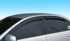 Kia Cerato 1 2004-2009 Window Deflectors (4 pcs, Korea) Wind Deflectors HB (4 pcs, Clover) photo 1