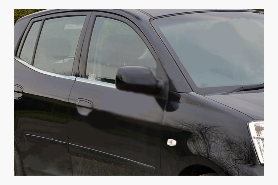 Kia Picanto 2004-2011 Lower window trims stainless steel (4 pcs) Image