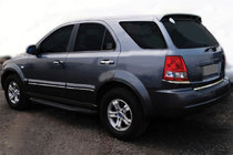 Kia Sorento I BL 2002-2009 Lower Chrome Tail Light Covers (2 pcs, Stainless Steel) photo 1