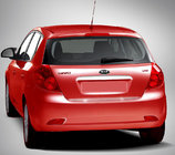 Kia Ceed 2007-2012 Trunk trim above license plate (HB, stainless steel) photo 1
