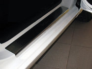 Lada Largus 2012- Door Sill Covers Nataniko (4 pcs, Stainless Steel) Premium - 3M Tape, 0.8 mm photo 1