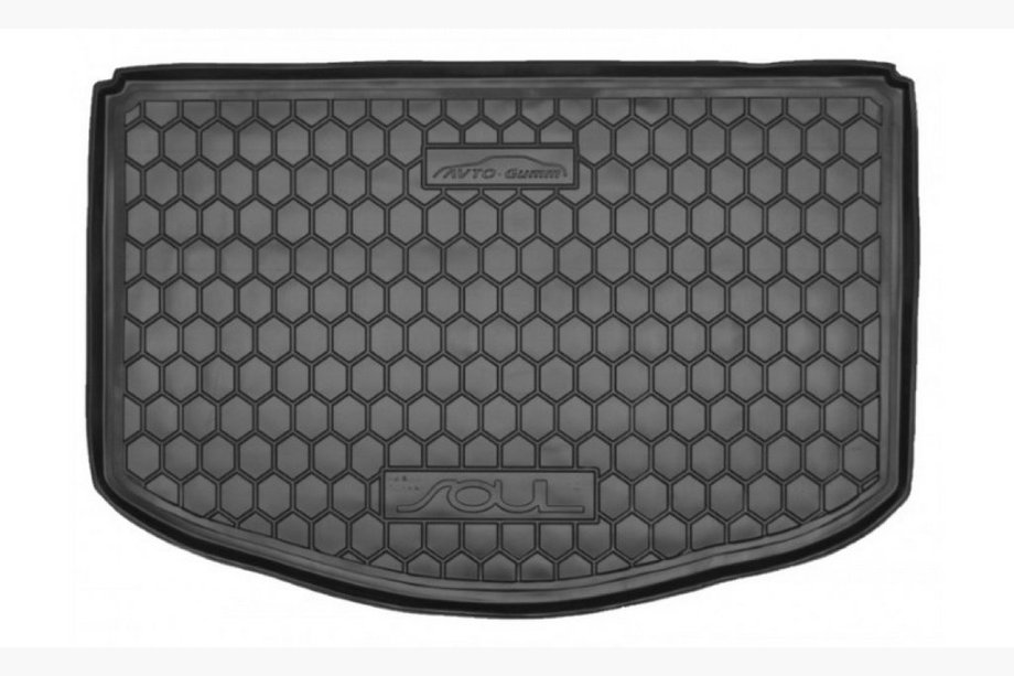 Kia Soul II 2013-2018 Trunk mat lower without organizer (Autogumm, rubber) Image