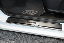Kia Ceed 2012-2018 Door Sill Covers Nataniko (4 pcs, Stainless Steel) photo 1