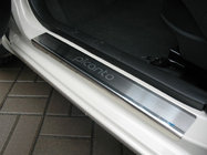 Kia Picanto 2011-2016 Natanika Premium Door Sill Protectors (4 pcs, Stainless Steel) photo 1