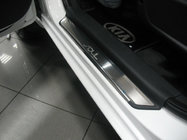 Kia Soul II 2013-2018 Natanika Premium Door Sill Protectors (4 pcs, Stainless Steel) photo 2