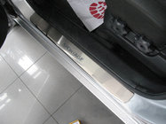Kia Sportage 2004-2010 Door Sill Covers Nataniko (4 pcs, Stainless Steel) photo 1