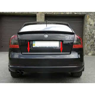 Trunk trim stainless steel photo 1