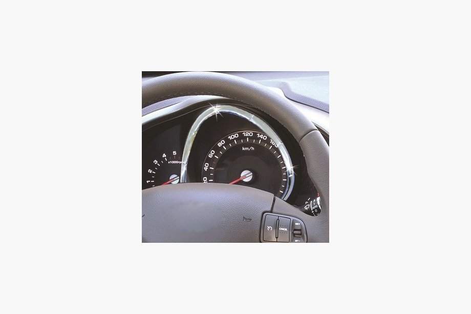 Kia Rio 2012-2017 Speedometer Trim (Stainless Steel) Photo 2