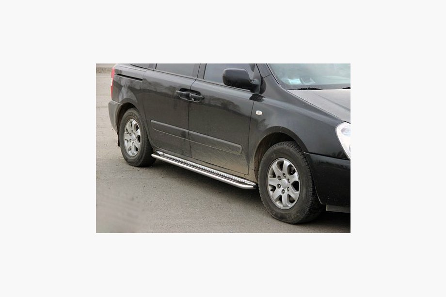 Kia Carnival 2002-2013 Side Steps KB001 Stainless Steel Image