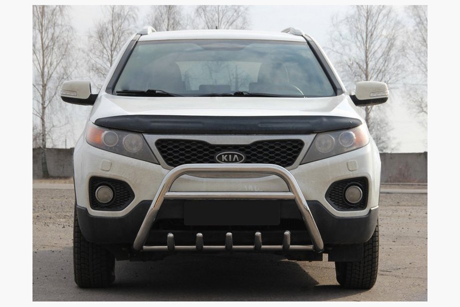 Kia Sorento II XM 2009-2014 Bull Bar WT003 (Stainless Steel) Image