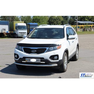 Front Bar ST008 (2010-2013, Stainless Steel) Kia Sorento II XM 2009-2014 photo 2