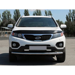 Front Bar ST008 (2010-2013, Stainless Steel) Kia Sorento II XM 2009-2014 photo 1