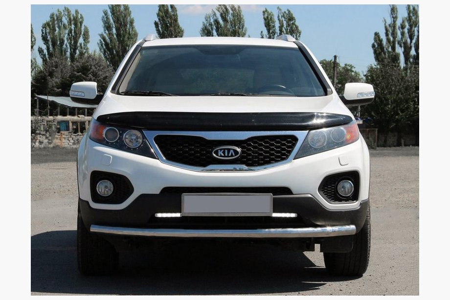 Kia Sorento II XM 2009-2014 Front Bar ST008 (2010-2013, Stainless Steel) Image