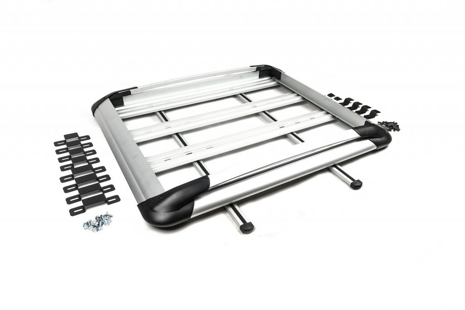 Opel Vivaro 2001–2015 Roof rack with crossbars and net (125cm x 200cm) Image