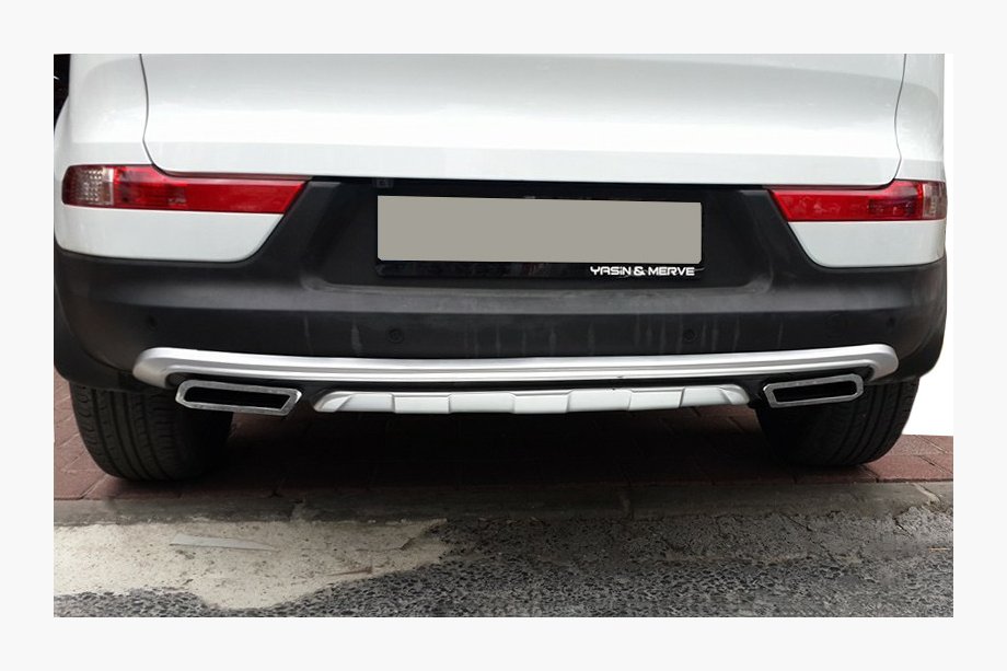 Kia Sportage 2010-2015 Rear Bumper Lip Niken V1 (Plastic) Image