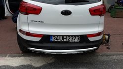 Kia Sportage 2010-2015 Rear Bumper Lip Niken V1 (Plastic) photo 2