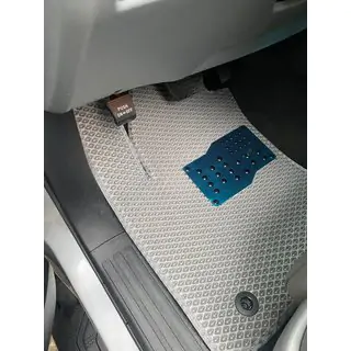 Polyurethane Floor Mats 3 Rows (EVA, Gray)