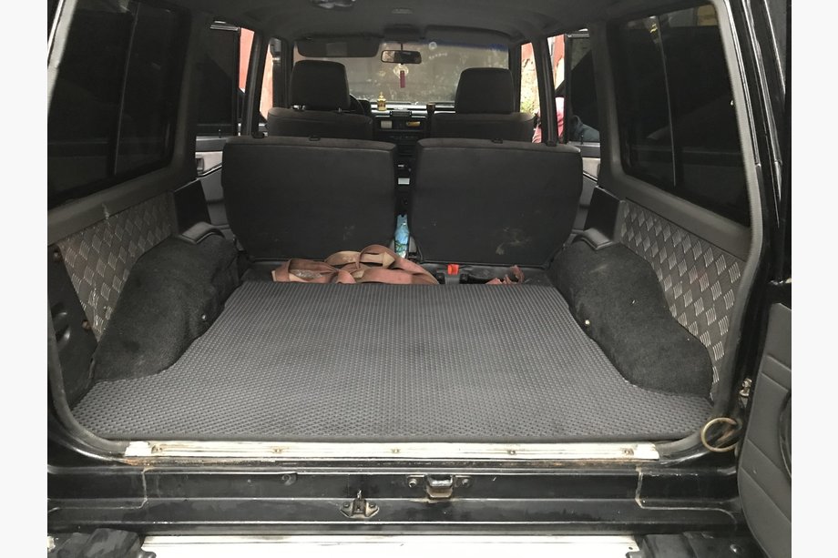 Nissan Patrol Y60 1988–1997 Trunk Mat Long (EVA, Black) Image