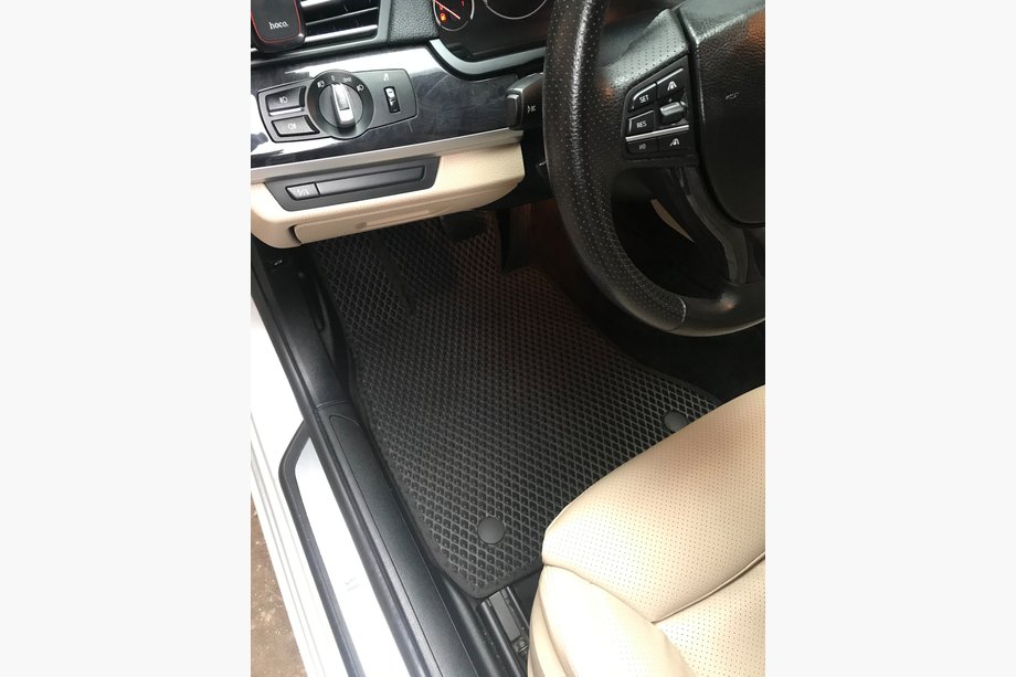 BMW 7 Series F01/F02 2008-2015 EVA Floor Mats (for F02, Black) Image