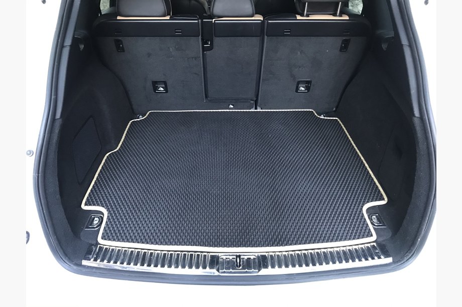 Porsche Cayenne 2010-2017 Trunk Mat with Subwoofer (EVA, Black) Image