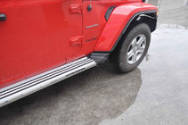 Jeep Wrangler 2007-2017 Side Steps Silver (2 pcs) photo 3