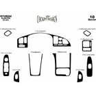 Hyundai Elantra (HD) 2006-2011 Dashboard Trim Covers Wood photo 2