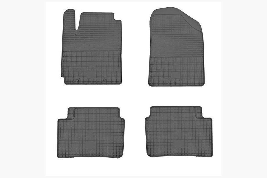 Kia Picanto 2004-2011 Rubber Floor Mats (4 pcs, Stingray Premium) Image