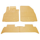 Renault Scenic/Grand 2009-2016 Beige Rubber Floor Mats (4 pcs, Stingray Premium) photo 1