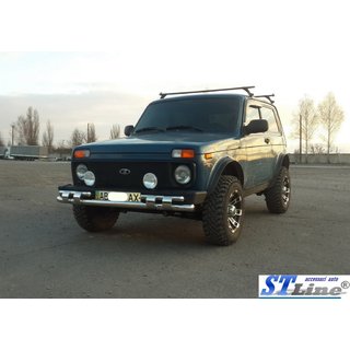 Front Bar ST015 (Stainless Steel) Lada Niva та Urban 1977- photo 2