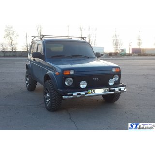 Front Bar ST015 (Stainless Steel) Lada Niva та Urban 1977- photo 3